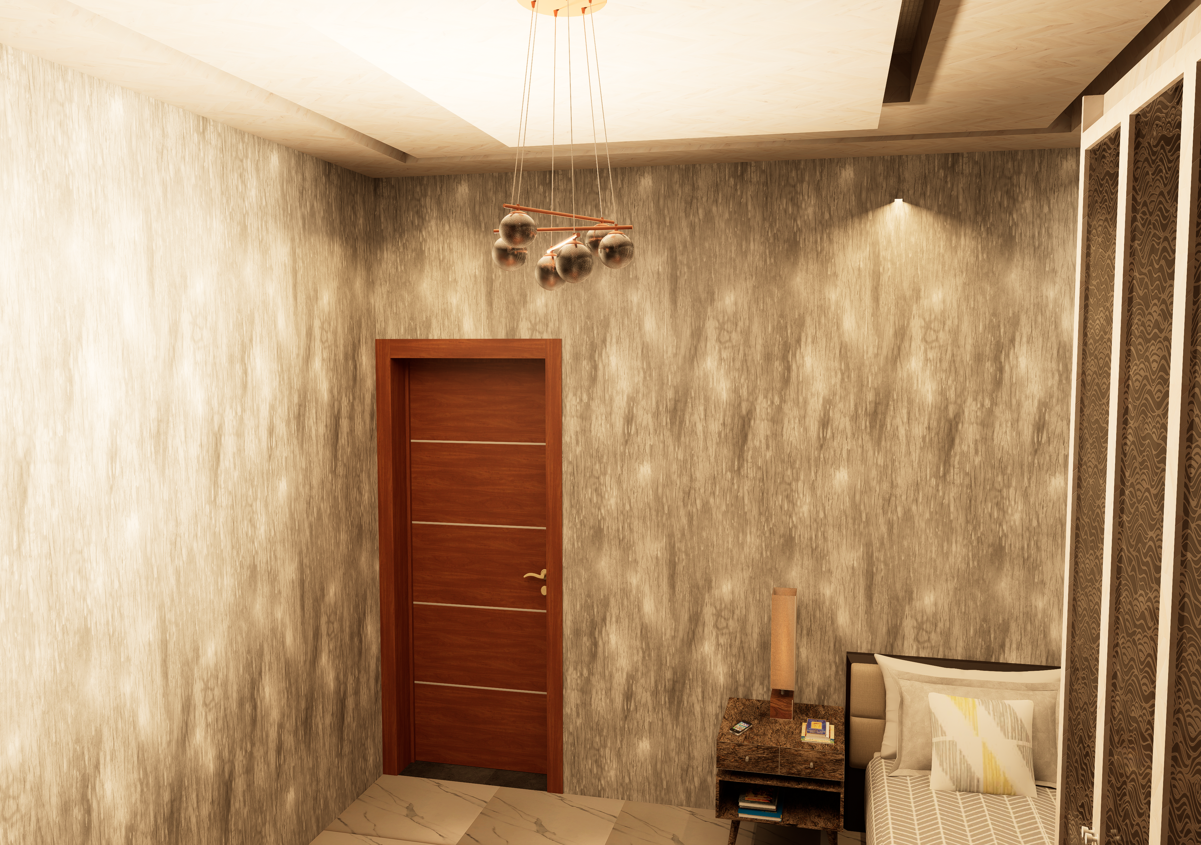 Warm Minimalist Interior Design Scene 7